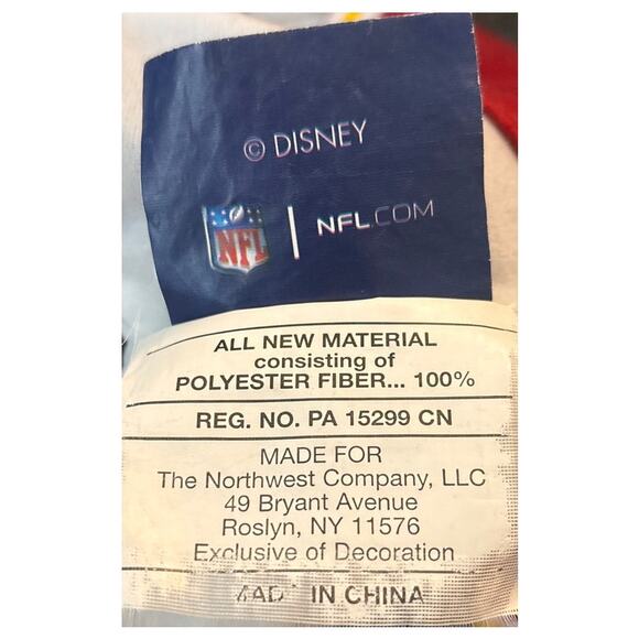 Official Disney NFL Mickey Mouse Plush – 18" Kansas City Chiefs Jersey – 2011 - Picture 4 of 5